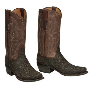 LUCCHESE MENS CARL COWBOY WESTERN BOOT 10.5 MENS